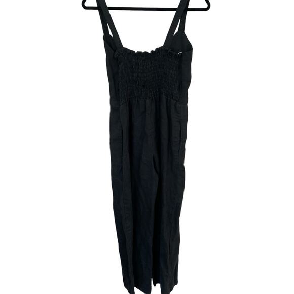 Faithfull The Brand's Scout Jumpsuit Linen Smocked Back Size XS - Picture 4 of 10